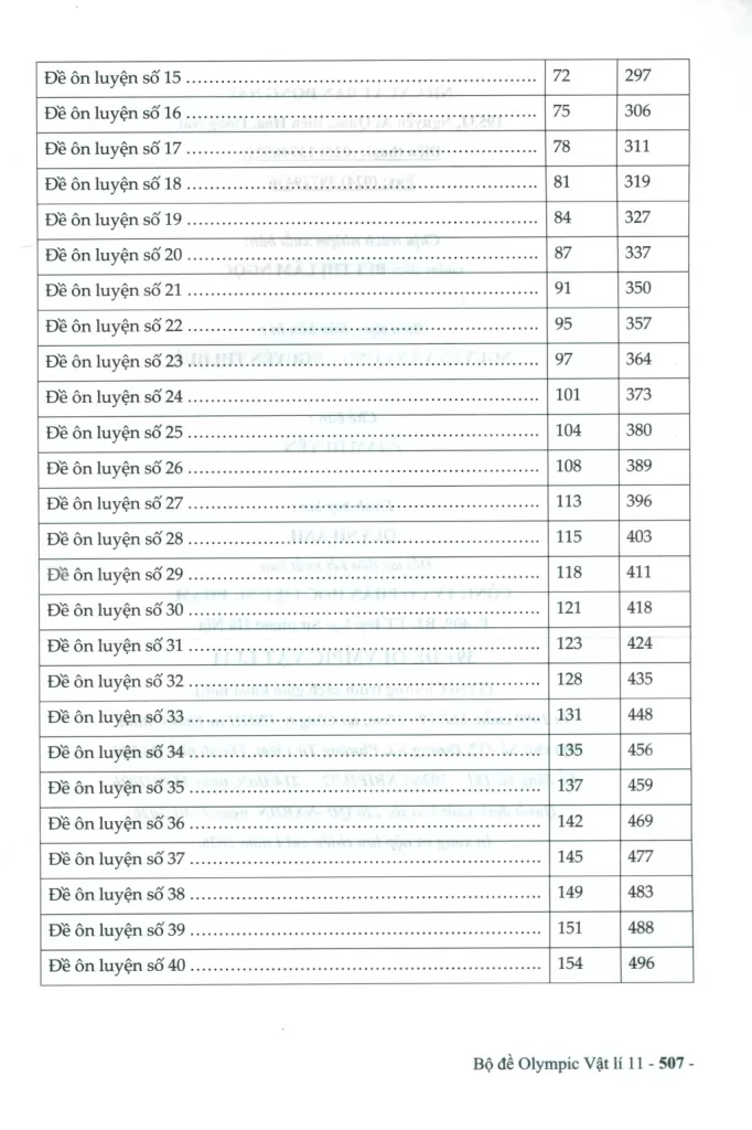 39+ ĐỀ OLYMPIC VẬT LÍ LỚP 11 (Dùng cho kì thi học sinh giỏi Olympic 30/04; Duyên hải Bắc bộ; Trại hè Hùng Vương; Trại hè Phương Nam…)